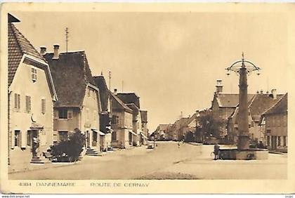 CPA Dannemarie Route de Cernay