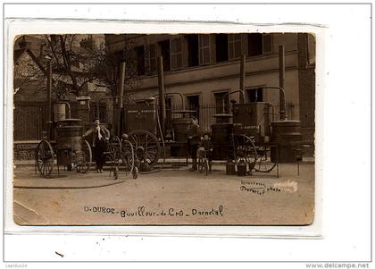 AE 897  / CARTE PHOTO  - DARNETAL   (76)  BOUILLEUR DE CRU  D. DUBOC (TRES TRES RARE)