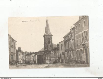 DARNEY (VOSGES) GRANDE RUE (EGLISE COMMERCES HABITATIONS) 1907