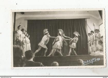 DAX (40) ? CARTE PHOTO AVEC THEATRE FETE DE L'ECOLE ? PHOTO ALBERT DAX