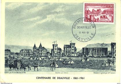 Carte  Postale  ancienne de DEAUVILLE - Centenaire