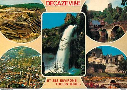 12 - Decazeville - et ses environs - Multivues - CPM - Flamme Postale de Decazeville - Voir Scans Recto-Verso