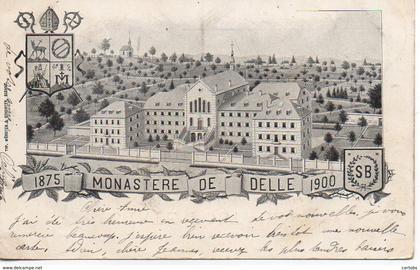 90 DELLE  Monastère de Delle  1875/1900