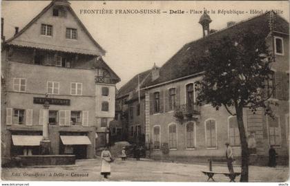CPA Frontiere Franco-Suisse - DELLE (142579)