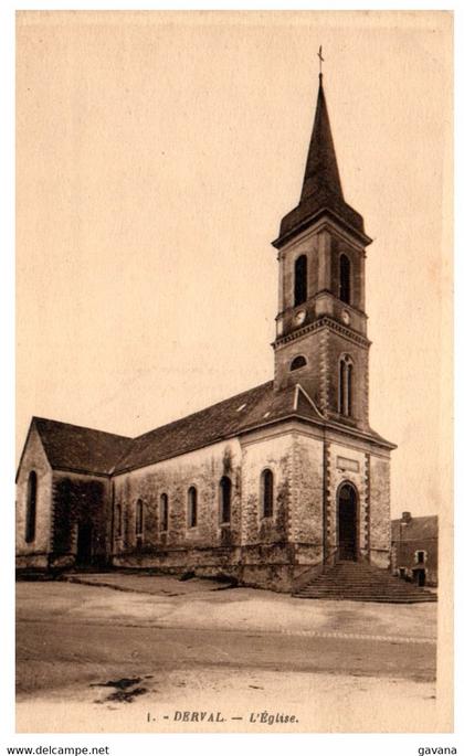 44 DERVAL - L'église