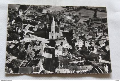 Cpm 1963, Derval, vue aérienne de l'église, Loire atlantique 44