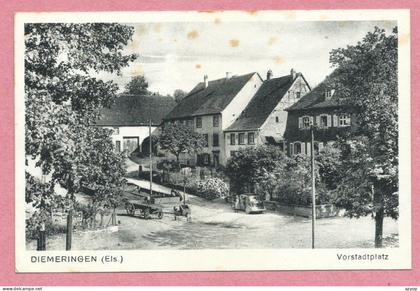 67 - DIEMERINGEN - Vorstadtplatz - Guerre 39/45