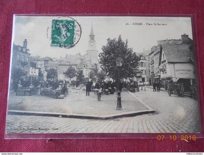 CPA - Dinan - Place Saint-Sauveur