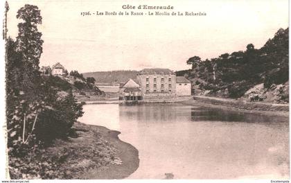 CPA Carte  Postale France Saint-Suliac Bords de la Rance Moulin de la Richardais   VM47431