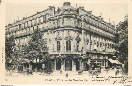 PARIS  2eme arrondissement  Théatre du Vaudeville