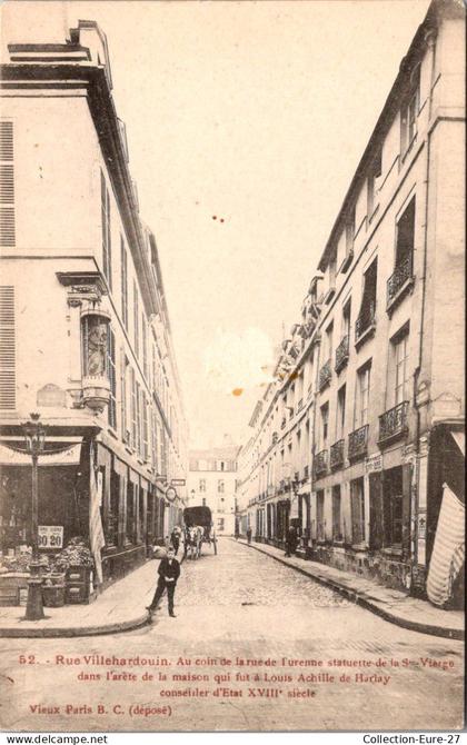 (29/05/24) 75-CPA PARIS - 3ème ARRONDISSEMENT - RUE VILLEHARDOUIN