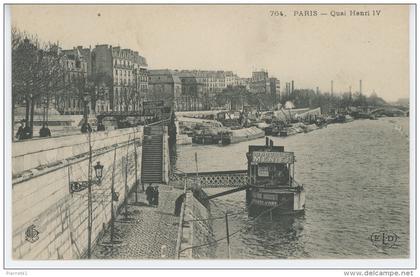 PARIS - IVème arrondissement - Quai Henri IV