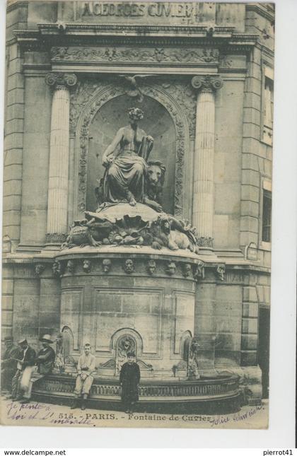 PARIS - Vème arrondissement - Fontaine de Cuvier