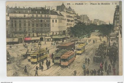 PARIS - VIème arrondissement - Place de Rennes (tramway )