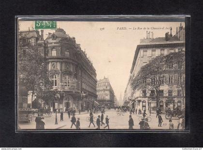 (09/05/24) 75-CPA PARIS - 9ème ARRONDISSEMENT - RUE DE LA CHAUSSEE D'ANTIN