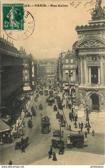 PARIS 9eme arrondissement   rue auber