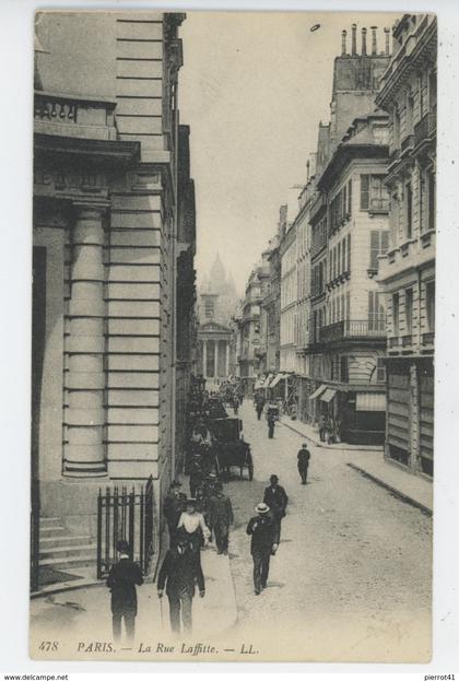 PARIS - IXème arrondissement - La Rue Laffitte