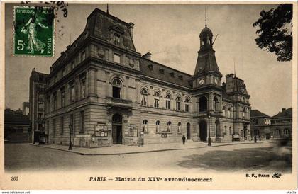 CPA Paris 14e Paris-Mairie du XIV Arrondissement (311061)