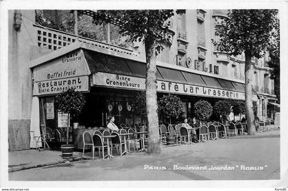 paris * 14ème * le boulevard jourdan * café bar brasserie restaurant ROBLIN