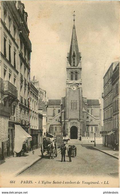 PARIS 15 arrondissement   eglise saint Lambert de vaugirard