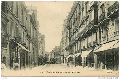 Dép 75 - Paris - Arrondissement 16 - Rue de Chaillot - état