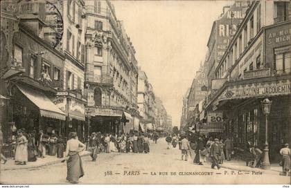 75 - PARIS - arrondissement 18 - Rue de Clignancourt