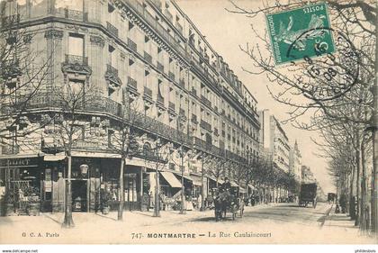 PARIS arrondissement 18  Montmartre rue Caulincourt