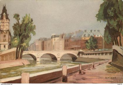 Dép 75 - Paris - Arrondissement 19 - Repiquet - Le Pont Saint Michel - Grand format - état