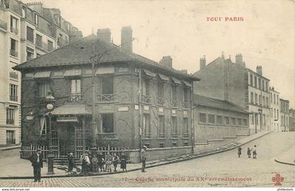 PARIS 20 arrondissement TOUT PARIS creche municipale