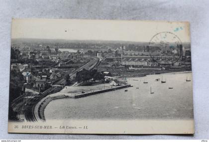 Cpa 1922, Dives sur mer, les usines, Calvados 14