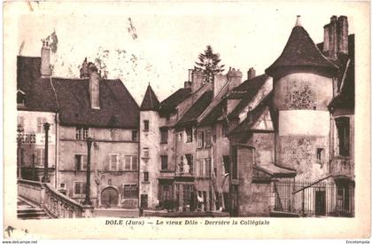 CPA-Carte Postale  France Dole Le vieux Dole derrière la Collégiale  1930 VM53454