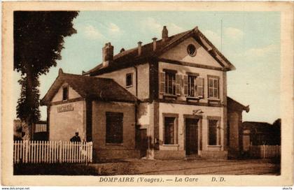 CPA DOMPAIRE - La Gare (456288)