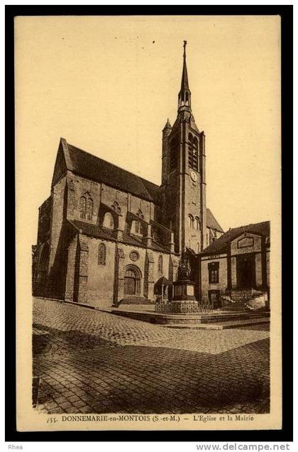 77 Donnemarie-Dontilly eglise mairie D77D K77159K C77159C RH086050