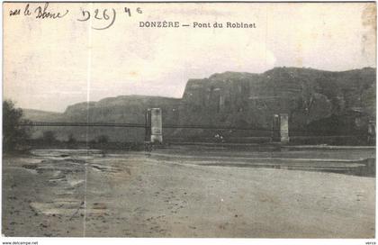 Carte Postale Ancienne de DONZERE-Pont du robinet