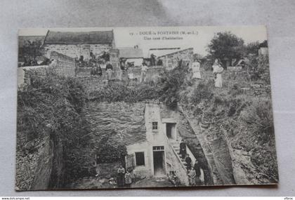 Doué la Fontaine, une cave d'habitation, Maine et Loire 49