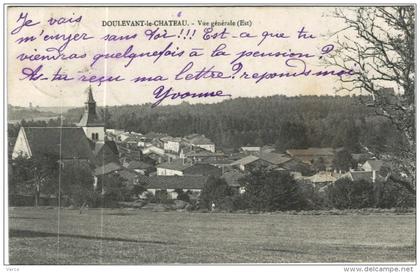 CARTE POSTALE ANCIENNE DE DOULEVANT LE CHATEAU - vue générale - est