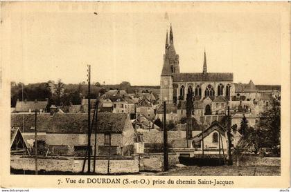 CPA DOURDAN - Vue de DOURDAN - prise du chemin St-Jacques (384480)