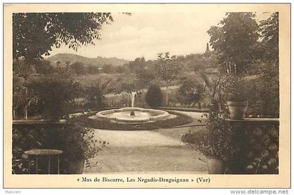 var - ref A828 - draguignan  - mas de biscarre , les negadis  - draguignan - carte bon etat -