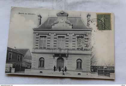 Cpa 1919, mairie de Draveil, Essonne 91