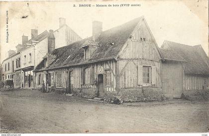 CPA Droué Maison de Bois XVIIe siècle