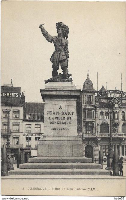 Dunkerque - Statue de Jean Bart