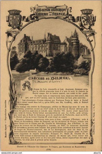 CPA DURTAL Chateau de Durtal (1164165)