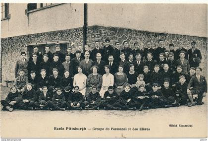 PARIS - Ecole Pittsburgh, Personnel et Elèves