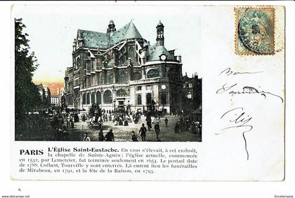 CPA - Carte Postale France Paris- Eglise Saint Eustache-1905-VM4222