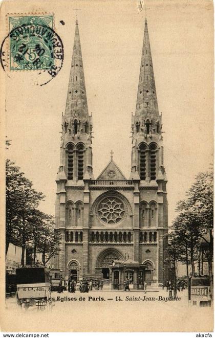 CPA Paris 15e Paris-Les Eglises de Paris, Saint-Jean-Baptiste (311811)