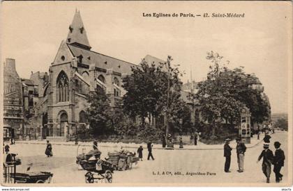 CPA Paris 5e - Les Eglises de Paris - 42. Saint-Médard (55036)