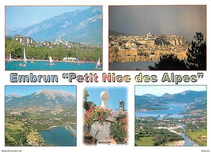 05 - Embrun - Multivues - Flamme Postale de Embrun - CPM - Voir Scans Recto-Verso