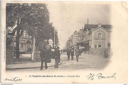 CPA Enghien-les-Bains Grande Rue