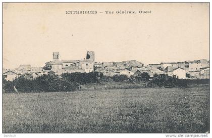 84 // ENTRAIGUES    vue générale, Ouest