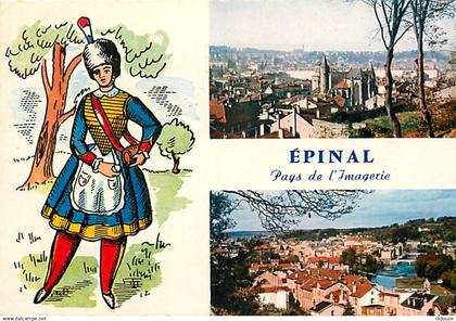 88 - Epinal - Multivues - Imagerie - Illustration - Flamme Postale de Epinal - CPM - Voir Scans Recto-Verso